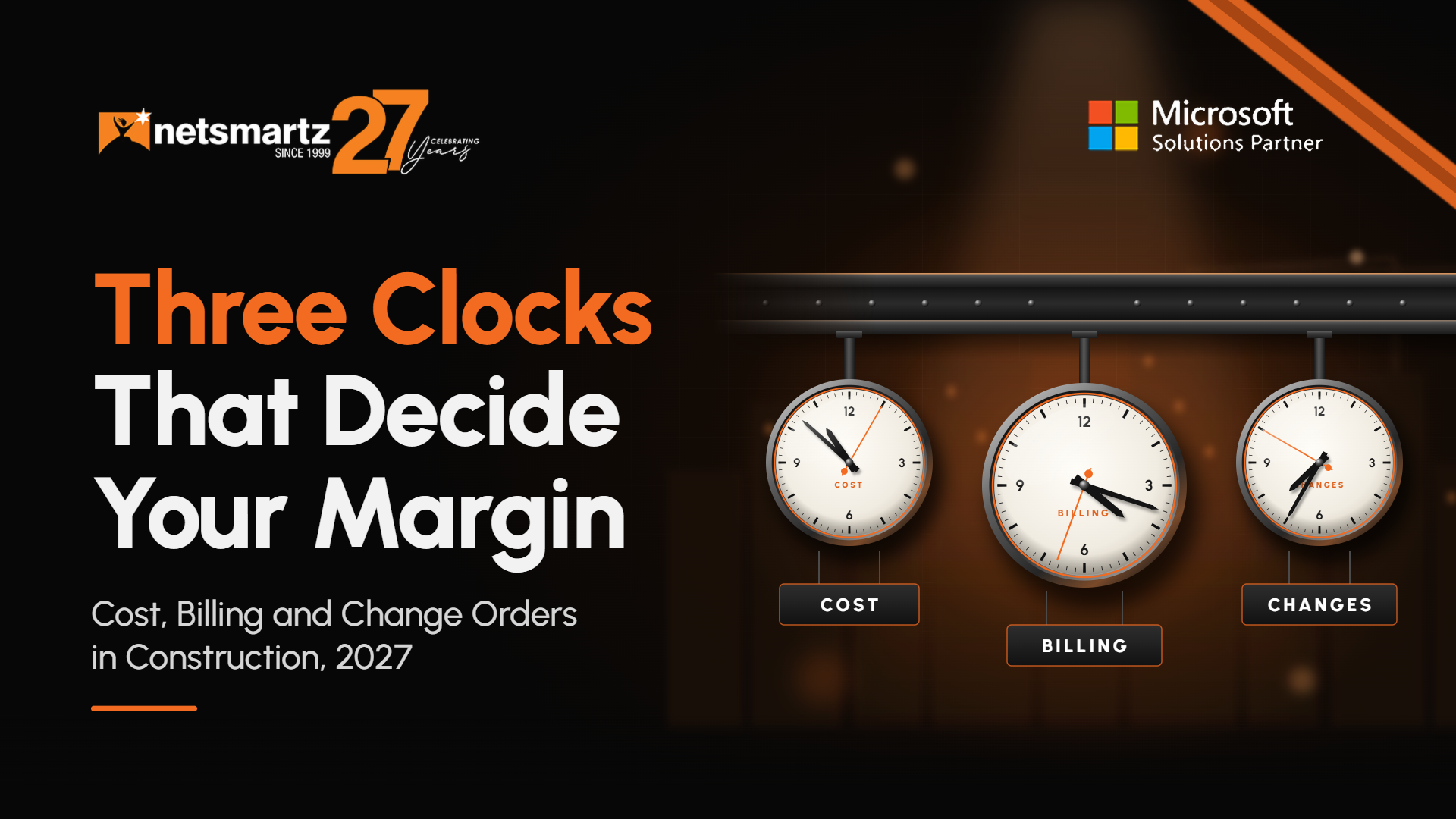Construction Margin 2027: Three Clocks Your Finance Office Controls