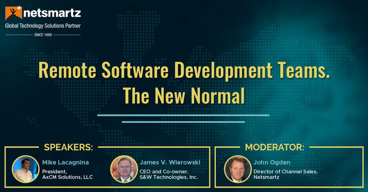 Webinar: Remote Software Development Teams-The New Normal