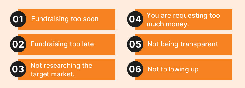Startup Fundraising Six Mistakes